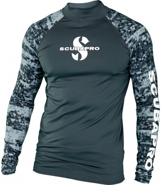 Реглан Scubapro Rash Guard Man серый , размер: S - AQUATEX